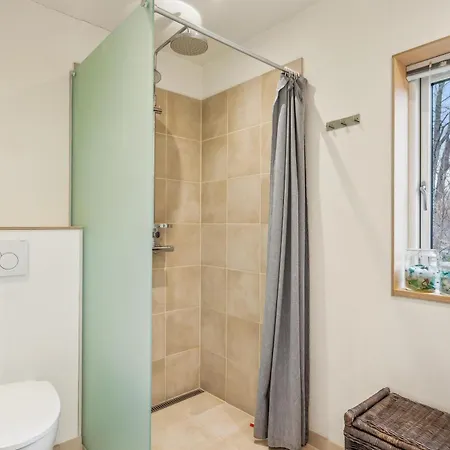 Cosy With Modern Facilities, Large Terraces, Shelter And Outdoor Shower Just 200 Metres From Skodshoved And The Marina *